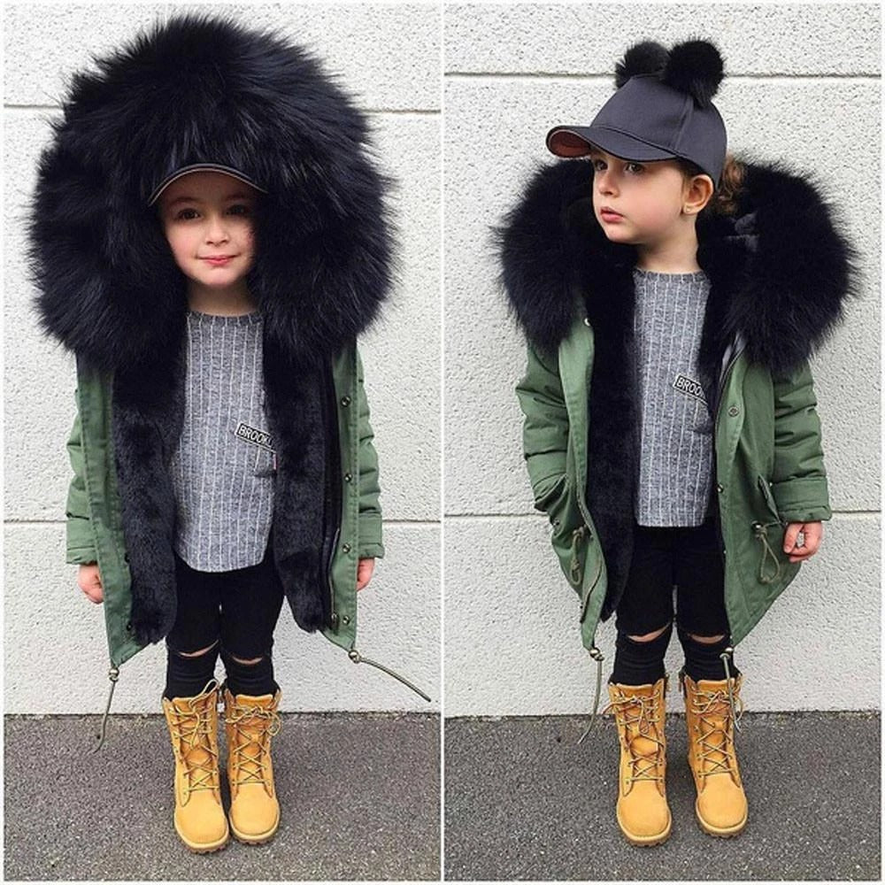 The Artisan Faux: Children’s Premium Faux Fur Winter Coat