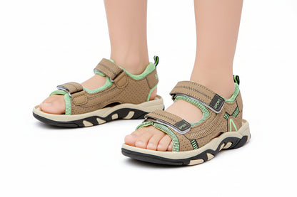 Elementary Kinetic: School-Ready Velcro Sports Sandals
