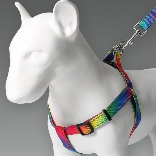 Creative Color Dog Leash Pet Vest
