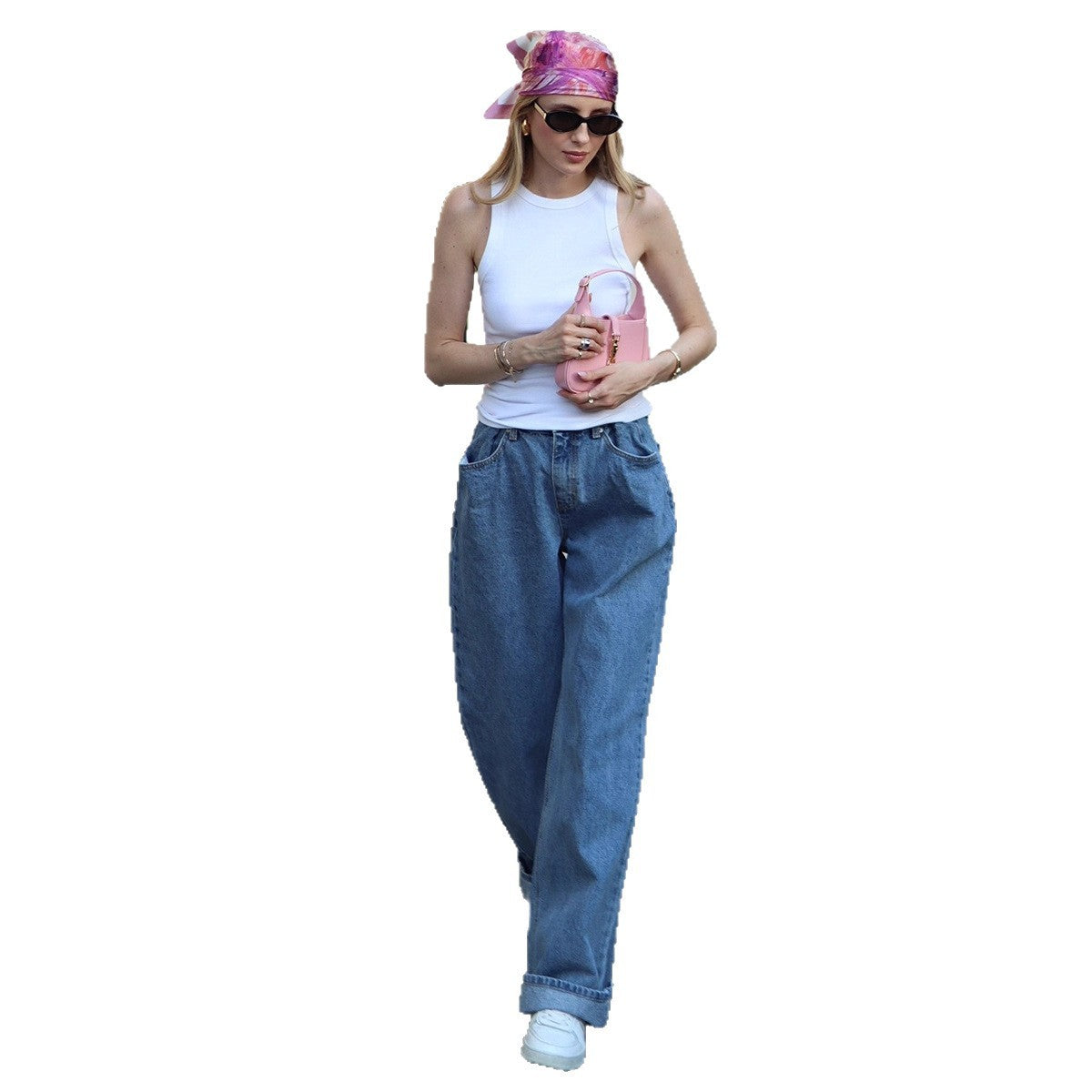 Wide Leg Loose Jeans European And American