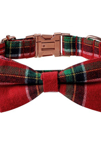 Red plaid bow