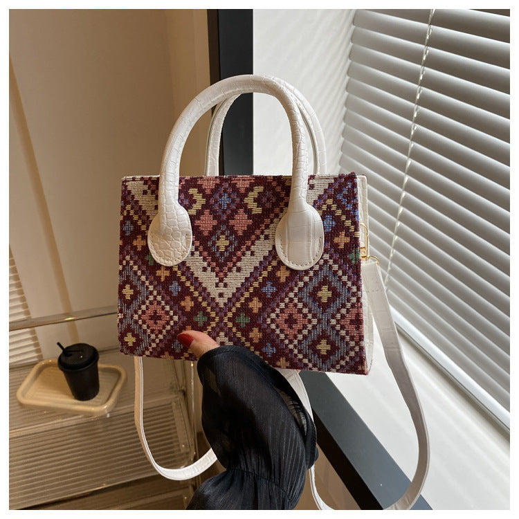 New French Fairy Mini Love Messenger Bag with Gold Hardware and Soft