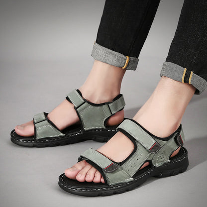 Easy Transition: Summer Men’s Velcro Sandals & Slippers
