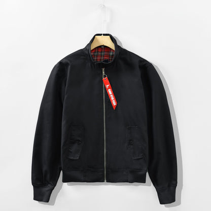 European Stand Collar Fashion Slim Casual Coat Jacket Men