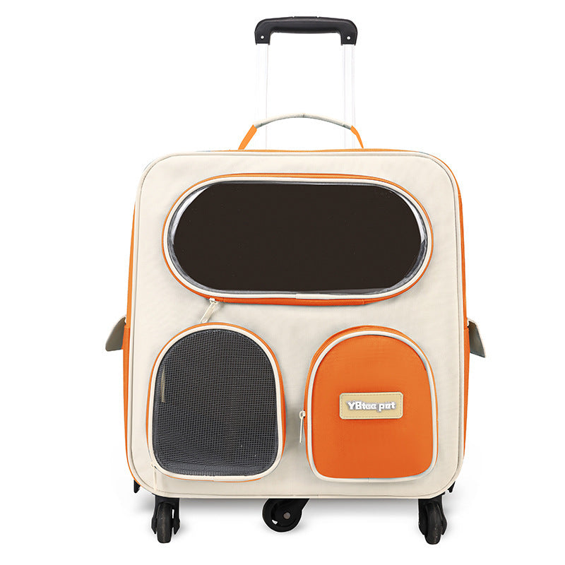 Pet Trolley Bag Outing Carry Bag Foldable