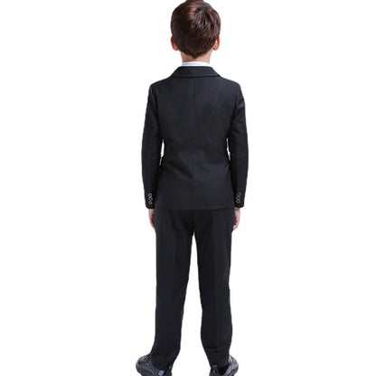Black-Tie Gala Host Formal Tuxedo Ensemble