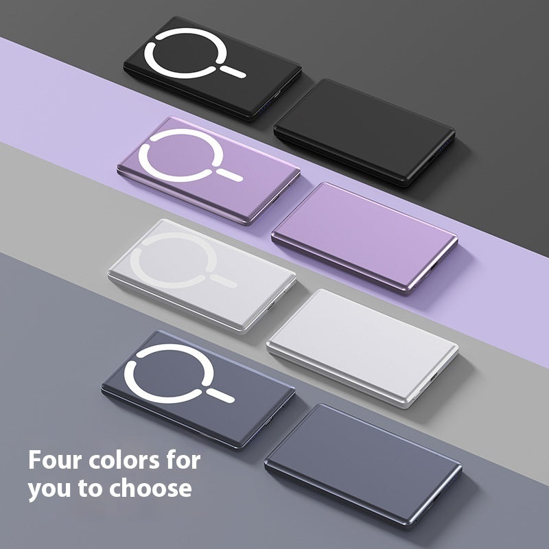 MagSlim Power: Ultra-Thin Magnetic Mini Portable Power Bank