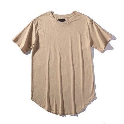 New streetwear Men Extended kanye West T-shirt