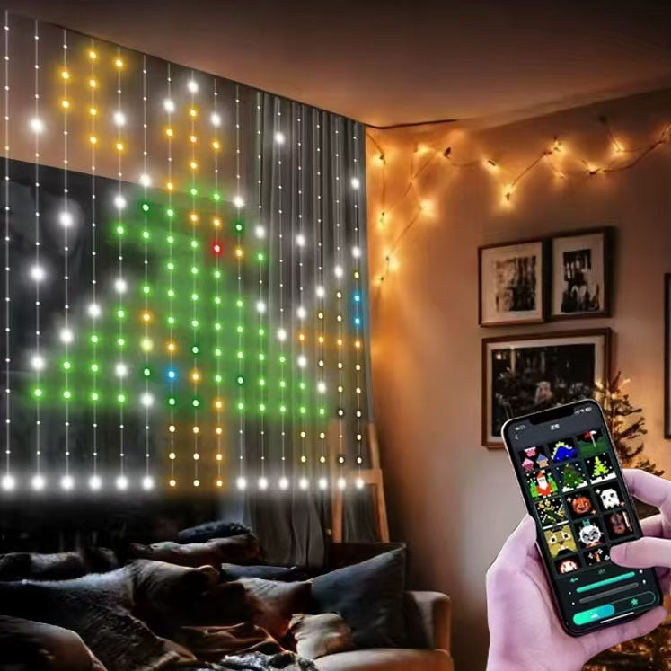 APP Bluetooth Dual Control Magic Color Rubber-covered Wire Light DIY