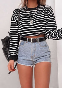 Black and white