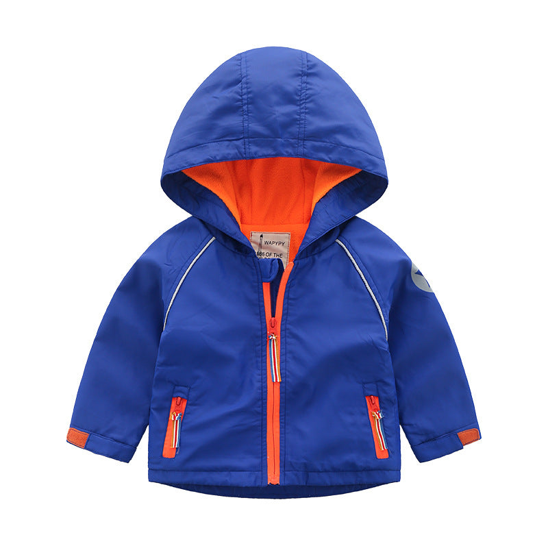 The Fleece Pacing: Boys’ Hooded Fleece Performance Jacket