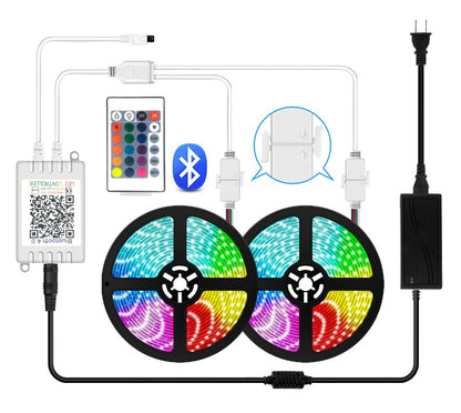 Led Light With Epoxy 12V30 Smart APP Bluetooth Music Soft Bar Set
