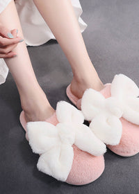 White Bow On Foundation