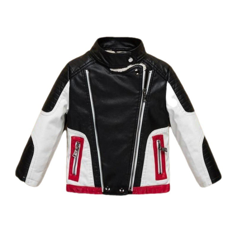 The Polished Maverick: Thickened Handsome Leather Jacket