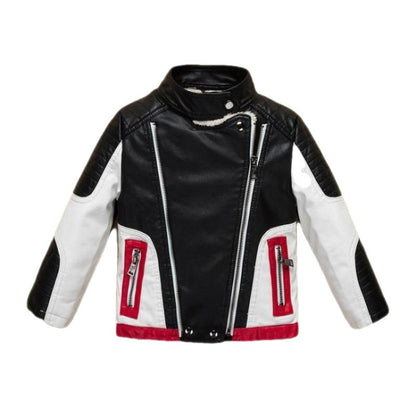The Polished Maverick: Thickened Handsome Leather Jacket