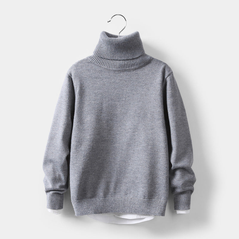 Nordic High-Collar Architectural Knitwear