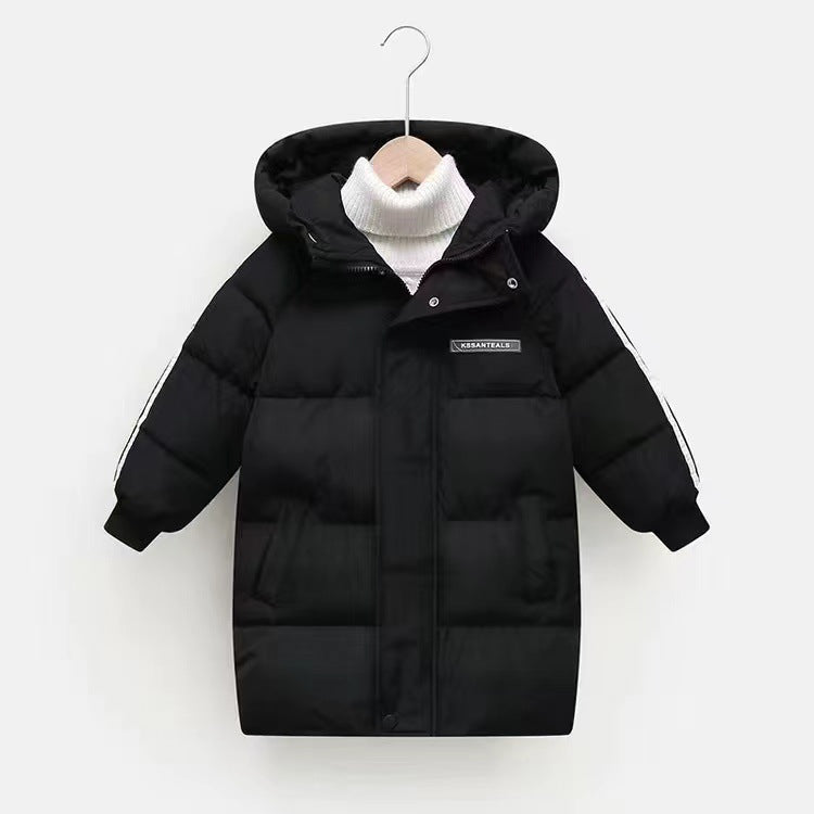The Wadded Shield: Mid-Length Thickened Down-Alternative Jacket