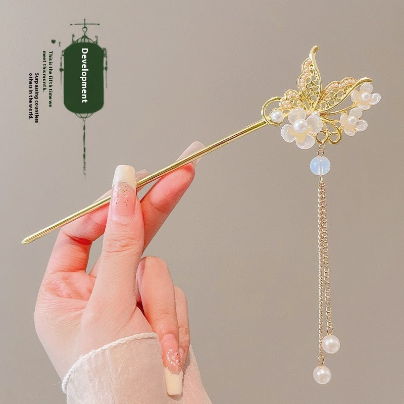 New Chinese Style Updo Hair Clasp High Sense Ebony Hairpin