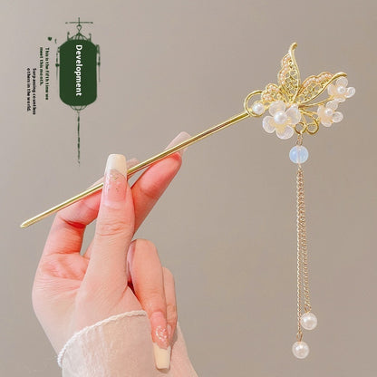 New Chinese Style Updo Hair Clasp High Sense Ebony Hairpin