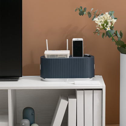 EvoShield™: Anti-Dust Multi-Cable Management & Power Strip Console