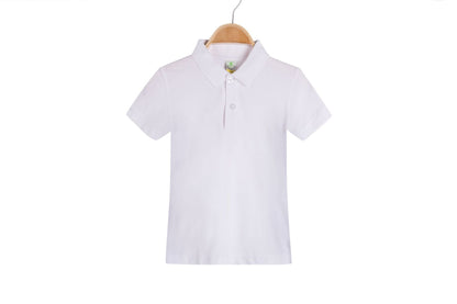 Institutional Grade Lapel Cotton Uniform Tee