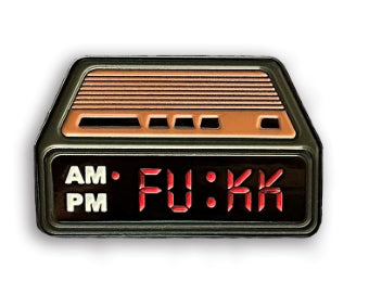 The Heritage Piece: Retro Fashion Electronic Brooch Timepiece