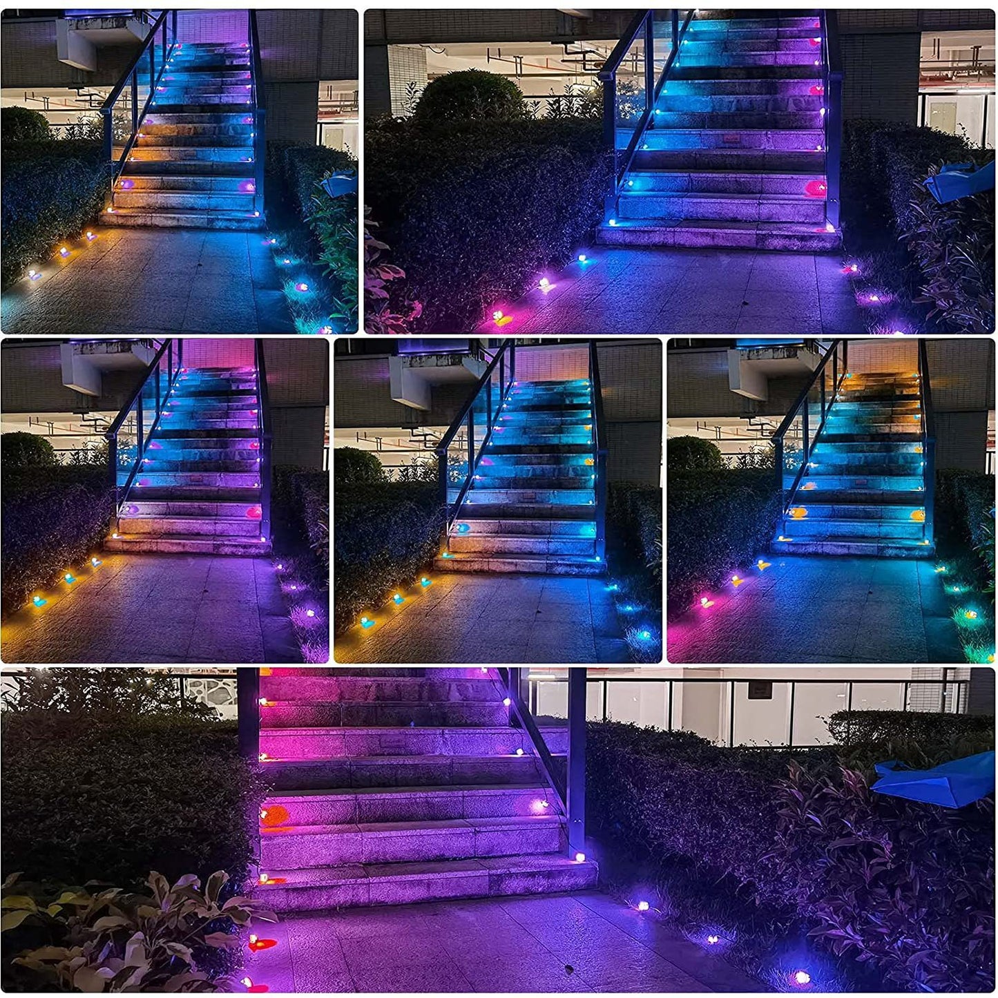 RGB Outdoor Lamp String LED Underground Lamp Low