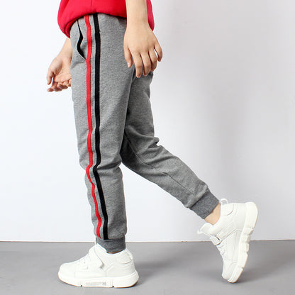 Fashion Cute Solid Color Childrens Cotton Casual Anti-Mosquito Pants Protective Charm