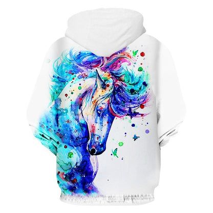 Techno-Sport 3D Digital Print Sweatshirt