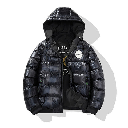 The Plus-Size Thermal: Thickened Hooded Cotton-Padded Men’s Coat