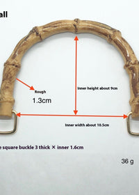 Small Size Brown Square Buckle