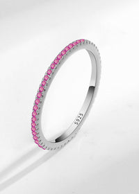 White Gold Color Red Diamond