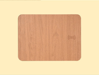 WoodCharge: Handcrafted Natural Wooden Wireless Charging Pad