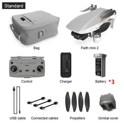 BrushAxis 4K: UAV 4K Three-Axis Brushless Anti-Shake Gimbal Drone