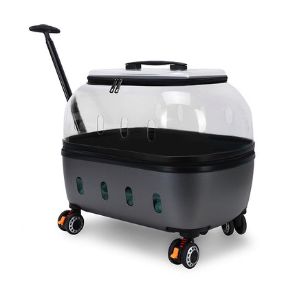 Cat Bag Pet Trolley Bag Go Out Dog Transparent