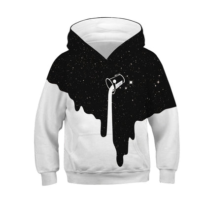 Cinematic Digital Print Hooded Performance Jumper