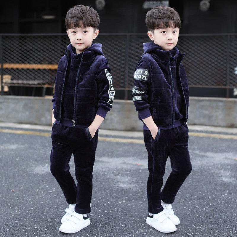 Triple-Element Winter Thickened Tide Suit