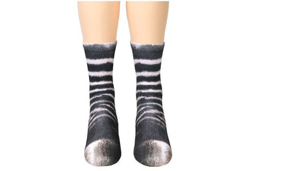 The Feline Paw: 3D Animal Paw Cute Long Socks