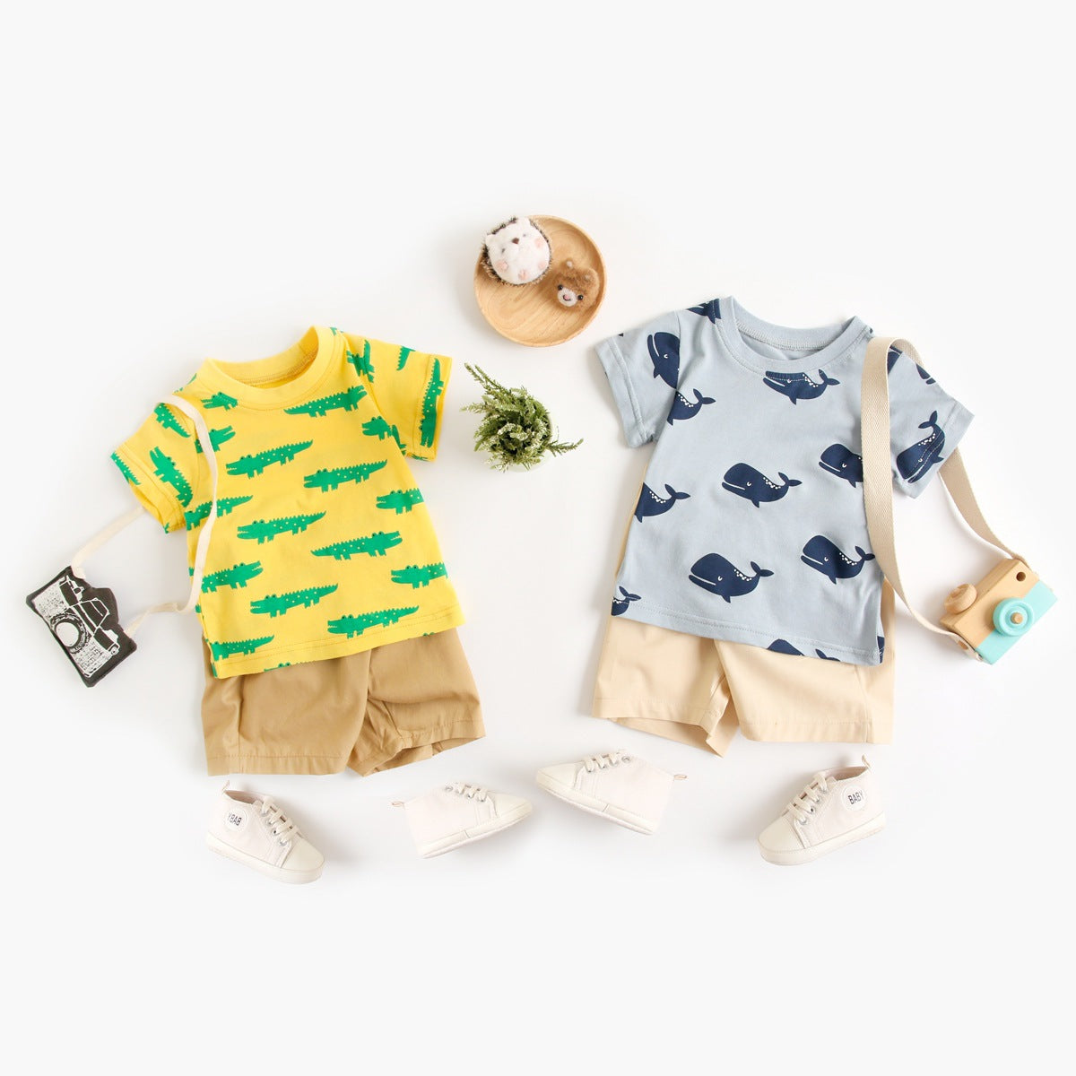 The Safari Suit: Boy’s Summer Cartoon Animal Suit