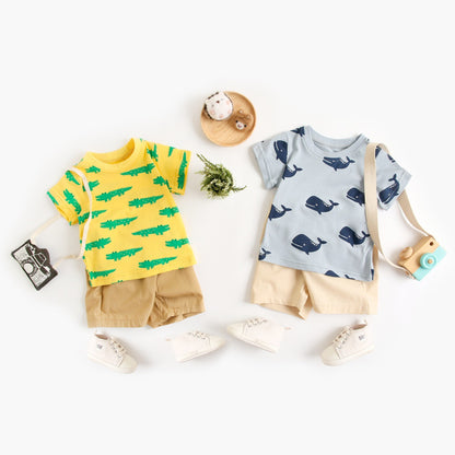 The Safari Suit: Boy’s Summer Cartoon Animal Suit