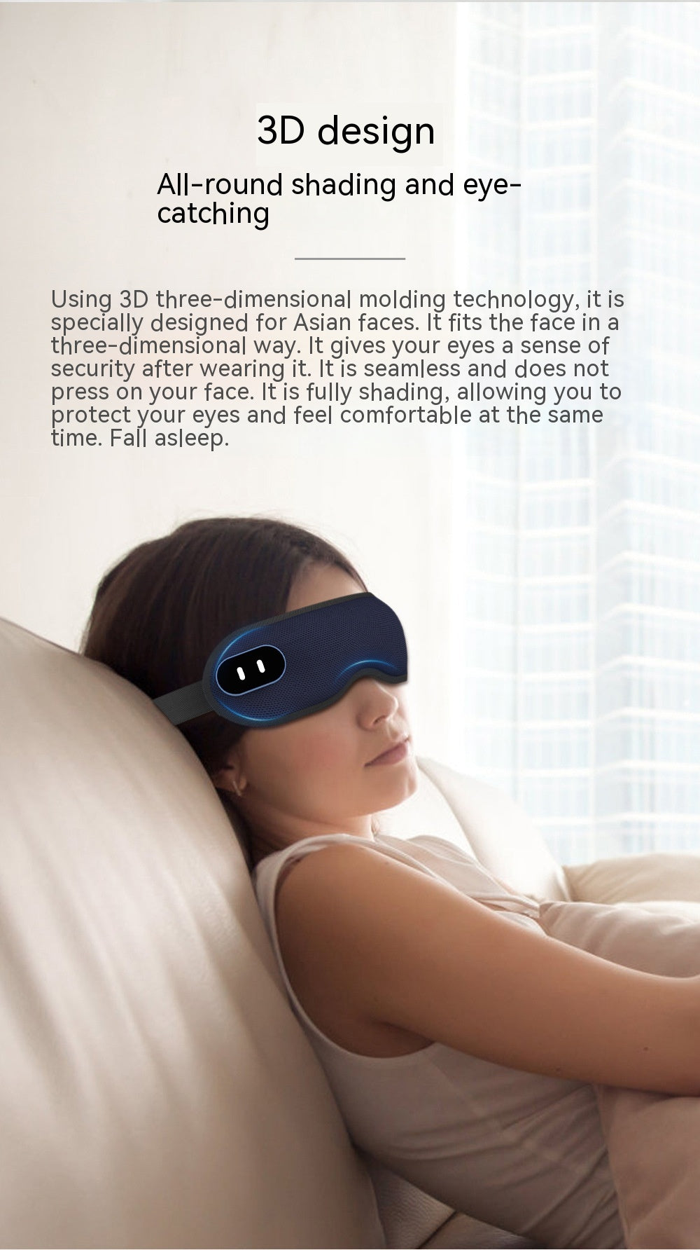 SteamEyeMask: Lycra Fabric Steam Eyeshade Shading Lunch Break Eye Mask