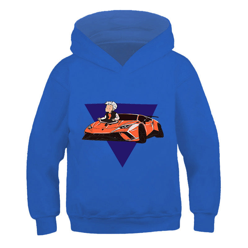 Neo-Anime Graphic Hooded Seasonal Sweater