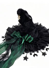 Green Star Moon Lace