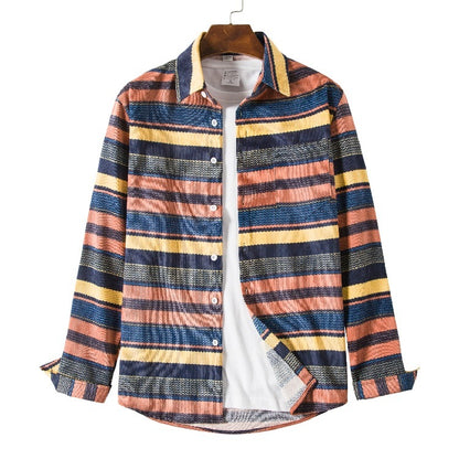 Inclusive Plus Size Ethnic Style Loose Casual Shirt