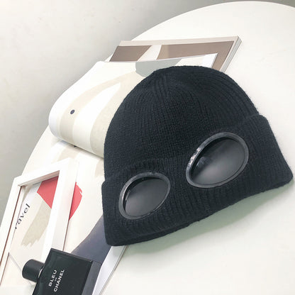 Pilot Wool Hat Winter Warm Knitted Hat