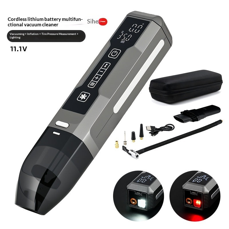 Wireless Inflator With Power Bank Multifunctional 4-in-1 High-power Car And Home Vacuum Cleaner