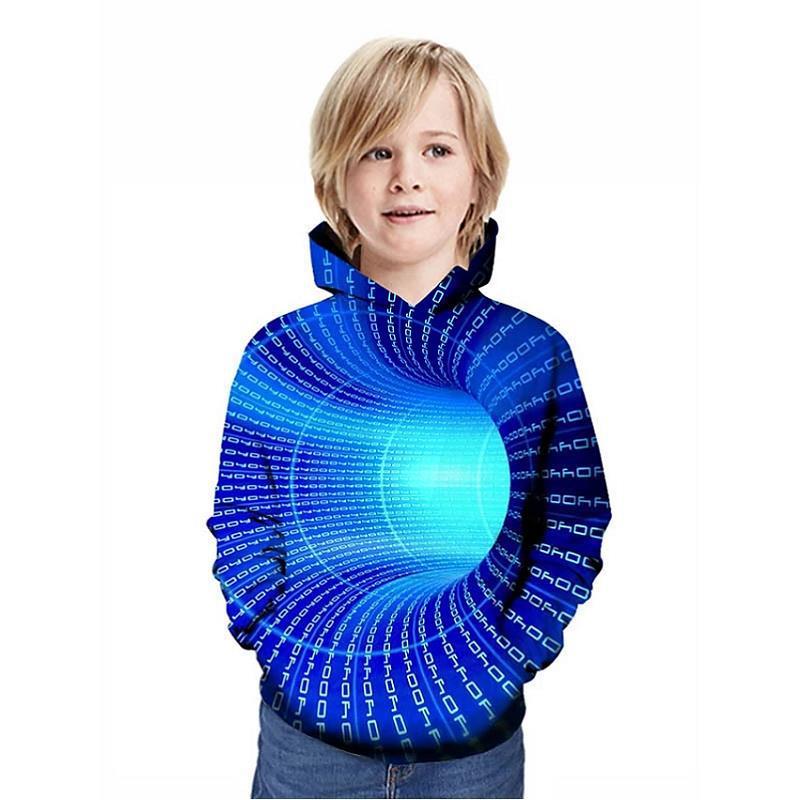 Surrealist 3D Digital Graphic Statement Hoodie