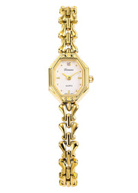 Gold Shell White Plate