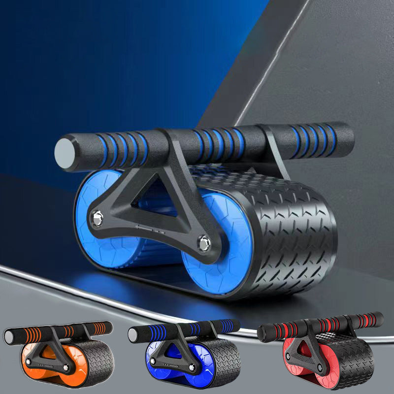 AbRoller Pro: Double Wheel Automatic Rebound Ab Wheel Roller for Men & Women
