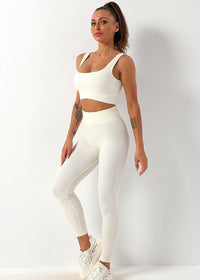 White Square Neck